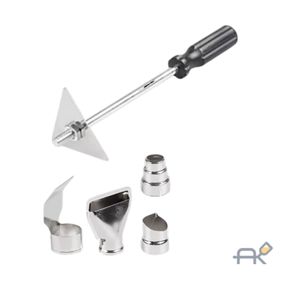 Набор аксессуаров для термовоздуходувки WORTEX (5 предметов (4 сопла + скребок)) (HGK05000011)